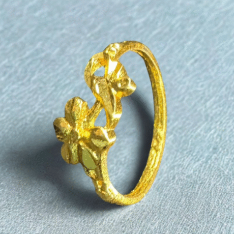 Golden Blossom Ring