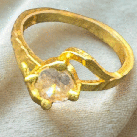 Golden Wave Ring