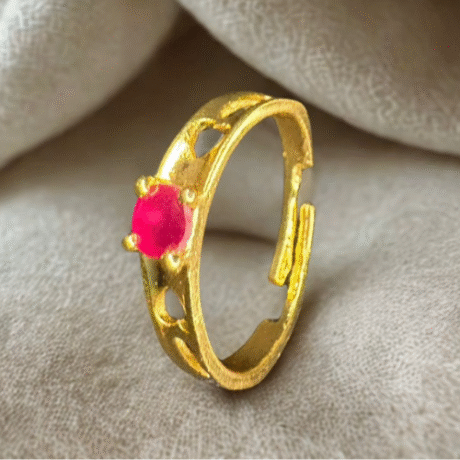 Scarlet Crown Ring