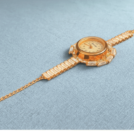 Gleam & Charm Golden Radiance Watch Bracelet