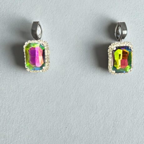 Iridescent Mystic Topaz Drop Earrings