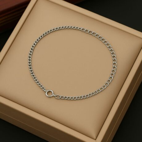 Classic Stainless Steel Curb Chain Necklace/Anklet