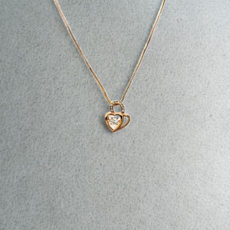 Eternal Heart Solitaire Pendant
