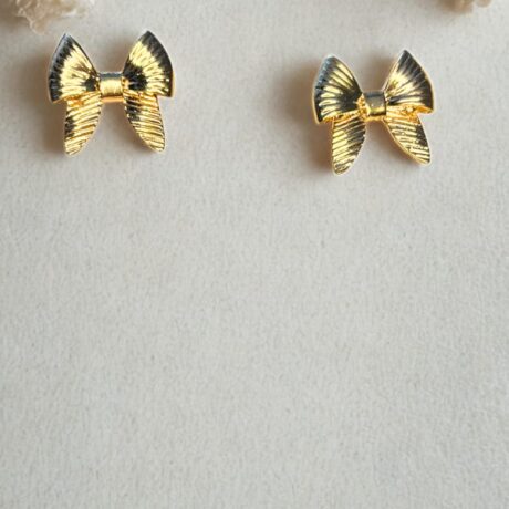 Silver-Toned Bow & Mint Opal Drop Earrings